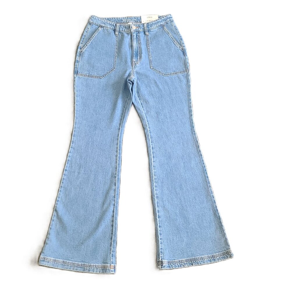 NWT ON 34TH Mid-Rise Flare Jeans Women's Size 8